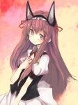  blush cat_ears faris_nyannyan_(cosplay) maid makise_kurisu ribbon steins;gate ukyo_rst 