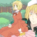  axis_powers_hetalia german liechtenstein_(hetalia) short_hair switzerland_(hetalia) uniform 