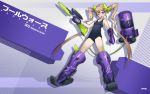  highres long_hair mecha_musume mhk_(mechamania) one-piece_swimsuit original purple_eyes school_swimsuit solo swimsuit twintails very_long_hair violet_eyes wallpaper 