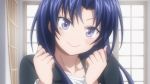  blazer blinking blue_hair blush denpa_onna_to_seishun_otoko gif long_hair nail_polish smile touwa_meme 