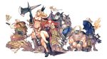  amazon_(dragon&#039;s_crown) amazon_(dragon's_crown) armor arrow axe bikini blonde_hair bow_(weapon) braid breasts cleavage dragon&#039;s_crown dragon's_crown dwarf_(dragon&#039;s_crown) dwarf_(dragon's_crown) elf elf_(dragon&#039;s_crown) elf_(dragon's_crown) everyone fairy fighter_(dragon&#039;s_crown) fighter_(dragon's_crown) fire hammer hat helmet highres horns long_hair muscle pointy_ears quiver red_hair redhead shield skeleton sorceress_(dragon&#039;s_crown) sorceress_(dragon's_crown) staff swimsuit twin_braids vanillaware weapon white_hair witch_hat wizard_(dragon&#039;s_crown) wizard_(dragon's_crown) yoshida_tooru yoshita_tohru 