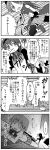  akemi_homura comic highres kamata_yuuya mahou_shoujo_madoka_magica miki_sayaka monochrome sakura_kyouko thighhighs translation_request 