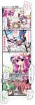  4koma ascot bat_wings blonde_hair blue_hair blush book bow comic crescent english fang flandre_scarlet hat head_wings highres koakuma long_hair multiple_girls nanaroku_(fortress76) open_mouth patchouli_knowledge purple_eyes purple_hair red_eyes red_hair redhead remilia_scarlet short_hair side_ponytail smile the_embodiment_of_scarlet_devil touhou translated translation_request violet_eyes wings 