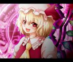  blonde_hair flandre_scarlet hat lowres magic_circle red_eyes solo the_embodiment_of_scarlet_devil touhou wings 