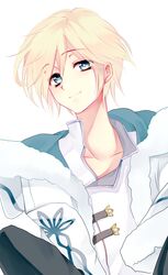  absurdres bad_id blonde_hair blue_eyes fay_d_flourite highres kurabayashi male short_hair solo tsubasa_chronicle 