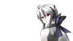  animated animated_gif blush bow bust caffein cyber_diver_(vocaloid) detached_sleeves gif hair_bow hair_ribbon headset long_hair looking_back open_mouth red_eyes ribbon silver_hair simple_background smile solo teeth vocaloid yowane_haku 