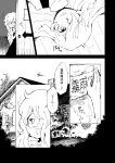  comic house kirisame_marisa monochrome ryuhey sign touhou translated 