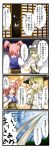  comic highres jpeg_artifacts kirisame_marisa onozuka_komachi tenko_(gintenko) touhou translated twintails 