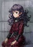  long_hair ogata_18 original pointy_ears purple_hair sitting solo 