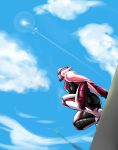  barnaby_brooks_jr flying keith_goodman male power_armor power_suit rduuroorn rock_bison sky sky_high superhero tiger_&amp;_bunny 