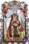  armor bird fantasy flower highres original shigureteki standing sword weapon 