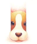  colored_pencil_(medium) copyright_request dog face imk lowres no_humans traditional_media 