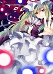  amaya_enaka blonde_hair danmaku gap long_hair red_eyes solo touhou yakumo_yukari 