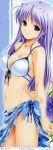  bikini feena_fam_earthlight green_eyes koutaro long_hair purple_hair swimsuit yoake_mae_yori_ruriiro_na 