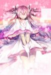  closed_eyes eyes_closed gloves goddess_madoka kaname_madoka mahou_shoujo_madoka_magica pink_hair solo twintails ultimate_madoka utm 