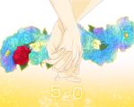  close-up edward_elric flower fullmetal_alchemist hands holding_hands roy_mustang x_(vsx) 