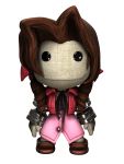  bolero brown_hair cropped_jacket drill_hair expressionless final_fantasy final_fantasy_vii highres littlebigplanet long_hair looking_at_viewer official_art simple_background solo standing white_background 