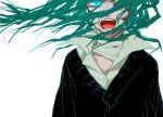  akuhaku bandage bandages green_eyes green_hair hatsune_miku rolling_girl_(vocaloid) school_uniform solo vocaloid 