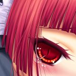  close-up eyelashes eyes kaenbyou_rin lowres red_eyes red_hair redhead tamachan_(pixiv) tears touhou 