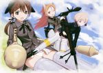  blonde_hair blue_eyes brown_eyes brown_hair dog_ears erica_hartmann gertrud_barkhorn grenade_launcher military military_uniform minna-dietlinde_wilcke nijiiro_ink panzerfaust red_eyes red_hair redhead strike_witches striker_unit sturmpistole tankgewehr_m1918 twintails uniform 