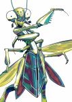  copyright_request highres nanika_sheila personification praying_mantis solo standing wings 