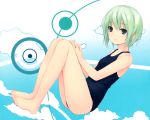  character_request coffee-kizoku cure_girl green_hair school_swimsuit short_hair swimsuit tagme_(character) 