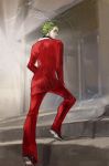 1boy formal green_hair highres jojo_no_kimyou_na_bouken oceanleaves palette_swap prosciutto solo suit 