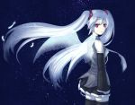  hatsune_miku red_eyes vocaloid white_hair wings 