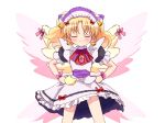  blonde_hair brooch cat_ears character_request closed_eyes cosplay dress eyes_closed jewelpet_(series) jewelpet_tinkle jewelry long_hair miria_marigold_mackenzie nyama wings 