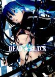 black_rock_shooter black_rock_shooter_(character) cover doujinshi female long_hair scan solo twintails 