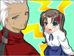  annoyed archer cosplay fake_ever_since fate/stay_night fate_(series) tohsaka_rin toosaka_rin 