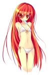  bikini flat_chest long_hair popsicle red_eyes red_hair redhead sakurano_miya shakugan_no_shana shana swimsuit 