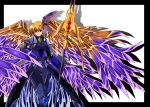  armor heterochromia mahou_shoujo_lyrical_nanoha mahou_shoujo_lyrical_nanoha_strikers staff vivio wings zakkii 