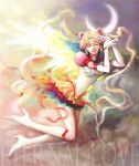  bishoujo_senshi_sailor_moon blonde_hair boots female high_heels long_hair magical_girl mahou_shoujo moon sailor_moon_(character) solo thigh-highs twintails 