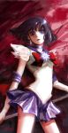  bishoujo_senshi_sailor_moon blue_eyes earring female jewelry magical_girl mahou_shoujo purple_hair sailor_saturn shabom short_hair solo thigh-highs 