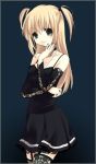  amane_misa artist_request blonde_hair death_note gothic smile twintails 