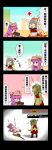  4koma bloodycat check_translation chinese comic highres izayoi_sakuya jar jarate multiple_girls patchouli_knowledge peeing purple_hair silver_hair team_fortress_2 the_sniper the_spy touhou translated 