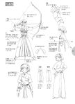  ;d absurdres archery artist_request bow bow_(weapon) copyright_request hakama highres japanese_clothes kyuudou monochrome muneate open_mouth short_hair single_glove smile translation_request weapon wink yugake 