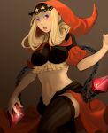  chain chains crop_top gacha-pinn126 odin_sphere purple_eyes simple_background solo thigh-highs thighhighs velvet_(odin_sphere) violet_eyes 