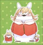  barnaby_brooks_jr blonde_hair child crossover fusion glasses jacket multiple_boys multiple_persona red_jacket stuffed_animal stuffed_bunny stuffed_toy sune34 teenage tiger_&amp;_bunny tonari_no_totoro totoro young 