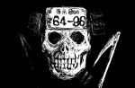  ebisu_(dorohedoro) mask monochrome skull 
