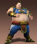  cg dynasty_warriors dynasty_warriors_7 fat koei midriff sangoku_musou shield solo warrior xu_zhu 