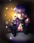 elbow_gloves fire_emblem fire_emblem:_rekka_no_ken jewelry purple_hair short_hair ursula_(fire_emblem) violet_eyes 