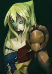  armor blonde_hair damaged green_eyes long_hair metroid nintendo sai_(artist) samus_aran torn_clothes 