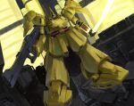  beam_rifle dual_wielding energy_sword gun gundam highres mecha no_humans solo sword the_o weapon zeta_gundam 