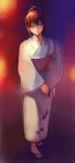  inuzuka_bouru japanese_clothes kimono makise_kurisu purple_eyes short_hair solo steins;gate violet_eyes yukata 