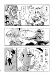  alice_margatroid bamboo bamboo_forest capelet charin comic elly forest gloves hat monochrome multiple_girls nature scythe shaded_face short_hair string sweat touhou touhou_(pc-98) translated translation_request weapon 