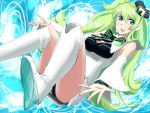  artist_request character_request copyright_request green_eyes green_hair long_hair mutou_(canaria) mutou_mato solo 