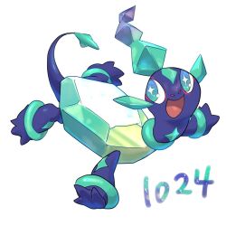  animal_focus aqua_eyes bright_pupils commentary_request full_body no_humans nostrils okiza_yuuri open_mouth pokedex_number pokemon pokemon_(creature) pokemon_focus simple_background smile solo star-shaped_pupils star_(symbol) symbol-shaped_pupils terapagos terapagos_(normal) white_background white_pupils 