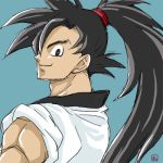  black_eyes black_hair dragonball haohmaru long_hair male samurai_shodown samurai_spirits smile snk son_goku 